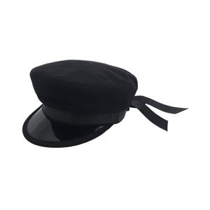 [엘러브] 샤넬 새틴 백리본 보이캡 M 블랙 5ET1484