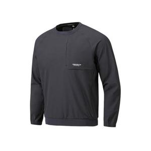 데상트 공용 베이직 가슴 포켓 우븐 맨투맨 BP323TWH91-CHC0