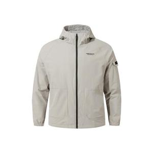 데상트 공용 카고 포켓 후디드 우븐 자켓 BP323TWT91-BEG0