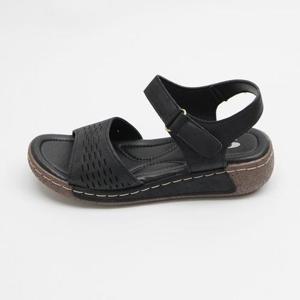 [디자이어로즈] 발작은 여성 키높이샌들 찍찍이샌들