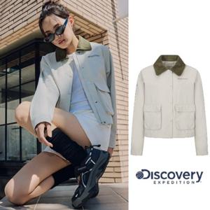 디스커버리 2025F W 가을 [DWWJ44054NBD] 베르텍스 여성 사파리 워크 자켓