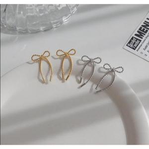 [이쁜] 트위디 리본 귀걸이