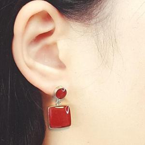 [블루케이] 실버925 목산호 원석귀걸이240315-03작품