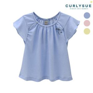 [CURLYSUE][컬리수] 넥밴드 에이라인티셔츠