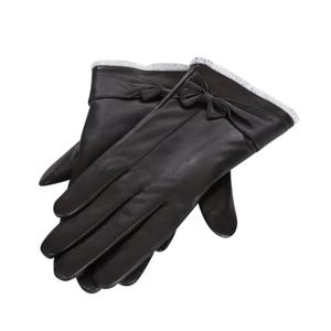 샵앤) 여성 겨울 융기모 방한 4패턴 가죽 장갑 TU-WGL-0866-C