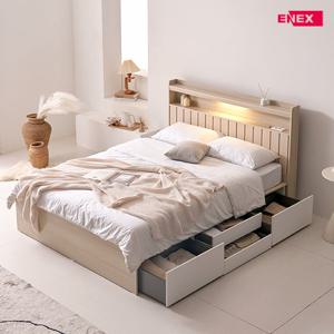 로제 LED 4단서랍 벙커수납 침대 SS-매트리스 미포함