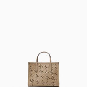 [타미힐피거(여성)]모노그램 시티 미니 토트백 (T22F6ABG002WT1_RBC)