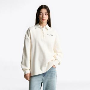 [타미힐피거(여성)]스크립트 럭비 스웨트 셔츠 T22F6TTO040WT1