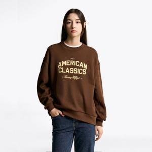 [타미힐피거(여성)]바시티 테리 스웨트 셔츠 T22F6TTO041WT1