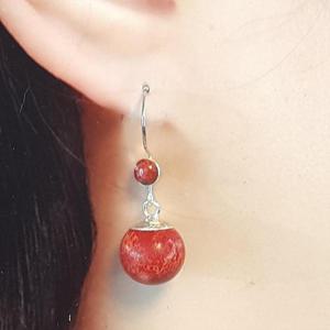 [블루케이] 실버925 목산호 원석귀걸이240315-01작품