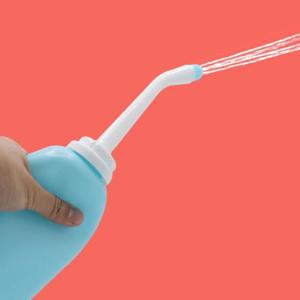 [알콜리카] 대용량 휴대용 비데 수동 여행용 캠핑