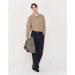 [지오다노] 남자 스티치 폴로넥 니트 스웨터 01055912