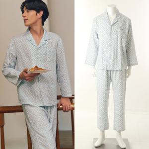 [비너스]남성잠옷 부드러운 순면 이중직 파자마 VPA4554M