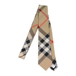 버버리 체크 실크 넥타이 8013818 A7026