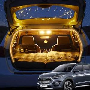 더뉴투싼 차박 식빵등 LED 트렁크 조명 감성무드
