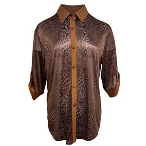 [데시데]롤업소매 레이스셔츠 DPS525