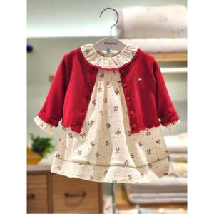 압소바 HK 루비 니트가디건 원피스세트(25년신상) (HA2725108)