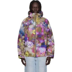 25 FW 겐조 남성 멀티컬러  Paris Futura 2000 쇼트 윈드브레이커 252387M180005