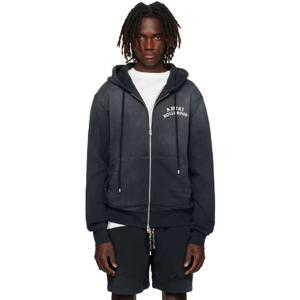 25 FW 아미리 남성 블랙 아미리 할리우드 집업 후드티 252886M202010