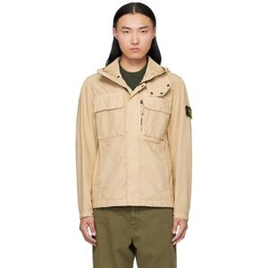 25 FW 스톤아일랜드 남성 베이지 Q100012 캔버스 위브 코튼 재킷 252828M178002