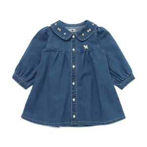블루독베이비 10 25FW신상 (BL)러블리 데님 원피스 (45A13401010)