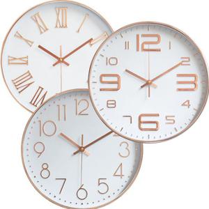 모던벽시계 모던 컬러 무소음 벽시계(중) 로즈골드 실버 14