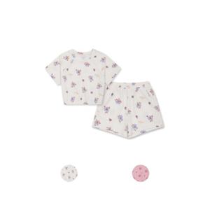 탑텐키즈 MKF3IP2102 여아 쿄니 와플 전판 그래픽 셋업