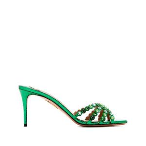 25 FW 아쿠아주라 크리스털 장식 샌들 TQLMIDM0MSK TP442706061