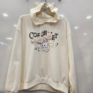 애플핑크 HC07 토끼 발바닥 후드 티셔츠 APK8U509GSI