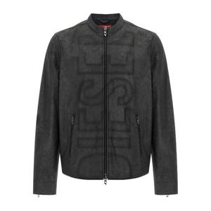 디젤 이레귤러 마블 가죽 바이커 재킷 A193500AJFV 93R