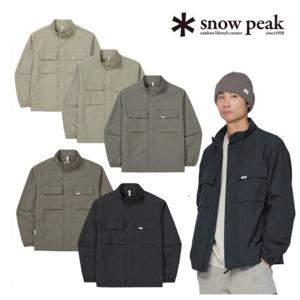 스노우피크 [택가 179,000원]캠플 스탠드넥 바람막이 자켓 (S24FMCWB14A)