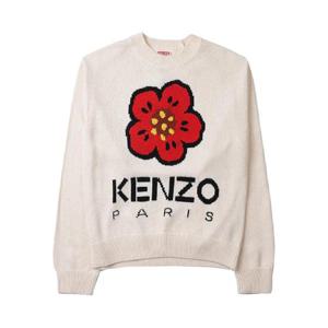 25 FW 겐조 플라워 자카드 로고 스웨터 FD52PU3803LD TP442145938