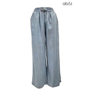 [에이비에프지]써머 밴딩 데님 텐셀 와이드 팬츠 APZ5ZP32G
