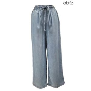 [에이비에프지]써머 밴딩 데님 와이드 팬츠 APZ5ZP34G