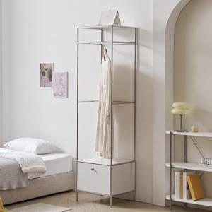 [착불배송 상세확인] N1659 모듈 원서랍 행거 옷장 490