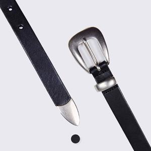 [지오다노]여성 웨스턴 스타일 버클 천연 소가죽 레더 벨트 434503