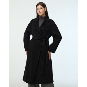 질스튜어트 뉴욕 여성 24FW 스테디셀러 블랙 포켓 울캐시미어혼방 코트 WJCO4D772BK