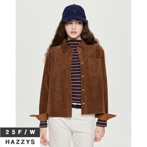 헤지스여성 HSSH5D822 코듀로이 면혼방 긴팔셔츠