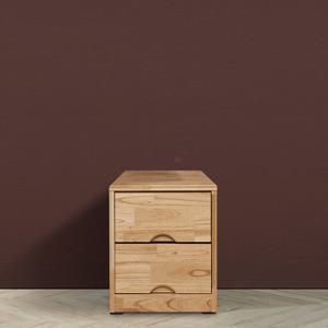 슈퍼홈 베니 틈새 2단 원목서랍장