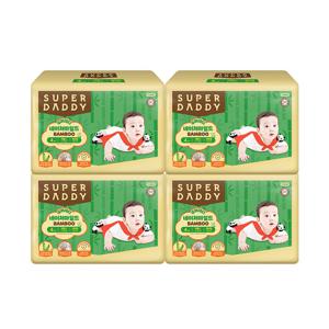 슈퍼대디 기저귀 네이처마일드 밤부 팬티 대형 26P X 4팩