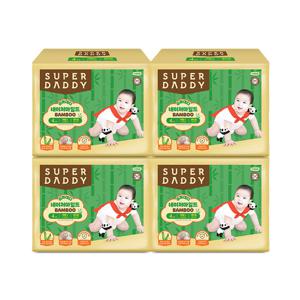 슈퍼대디 기저귀 네이처마일드 밤부 밴드 대형 32P X 4팩