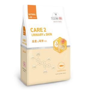 네츄럴랩 케어2 고양이사료 요로&피부 2kg