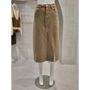 [페이지플린]트임 스판 면 H라인 스커트 F5CSK004