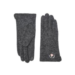 [질스튜어트] 그레이 로고장식 울혼방 스마트터치 장갑 JAGV5F212