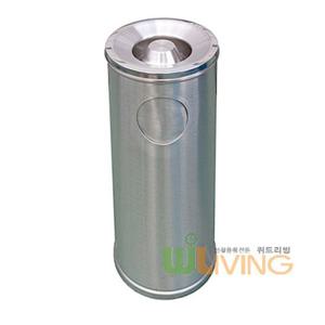 재떨이A형 스텐휴지통(230x510/22리터) 재털이뚜껑