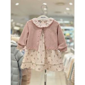 [압소바 의류] 루비 니트가디건 원피스세트 (SA2725108)