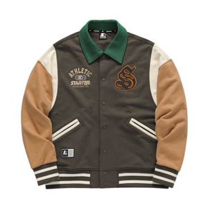 [차일디] 스타터 성인 남여공용 (SA233OJP02 CHC) 와펜 카라 바시티 자켓