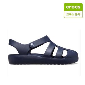 [크록스 본사] 클래식 피셔맨 키즈 네이비 210625-410