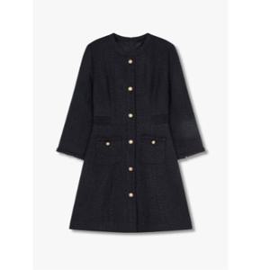 [지컷]프론트 투 포켓 트위드 드레스(7214337102)