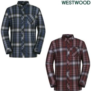 [웨스트우드]남성 가을 체크 프린트 셔츠 WN3MCTW431